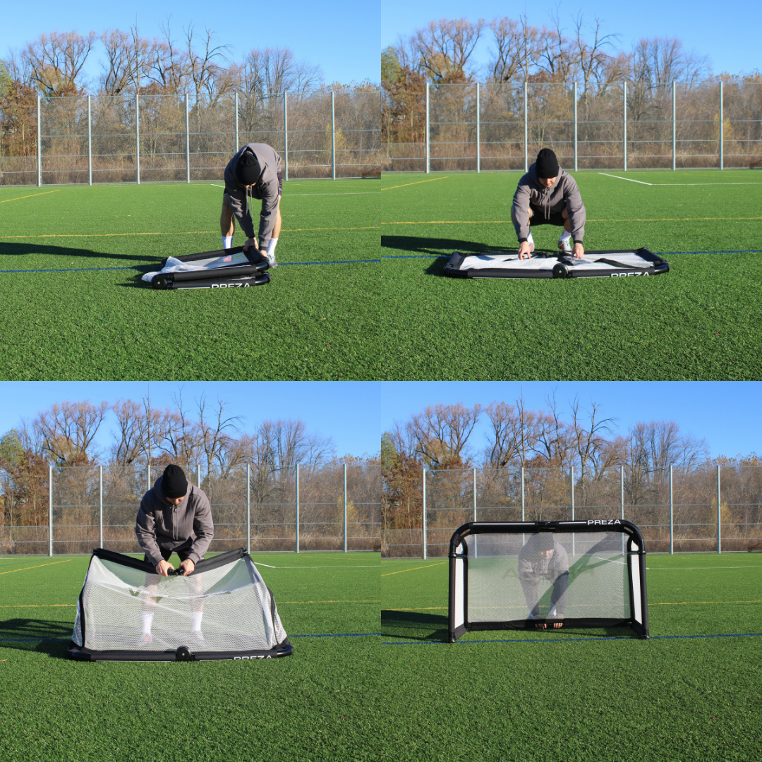 Preza Aluminum Foldable Soccer Goal