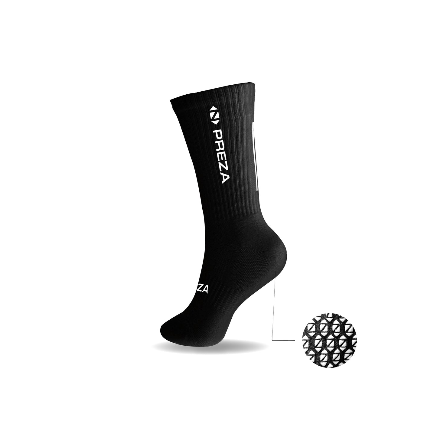 Black Preza Grip Sock Digital Image